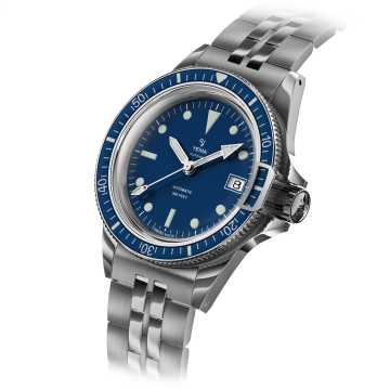 Foto Quadrante Orologio Yema Superman Heritage 39mm Blue