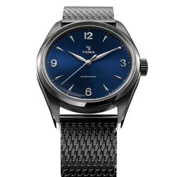 Foto Profilo Orologio Yema Classic Blue Steel 