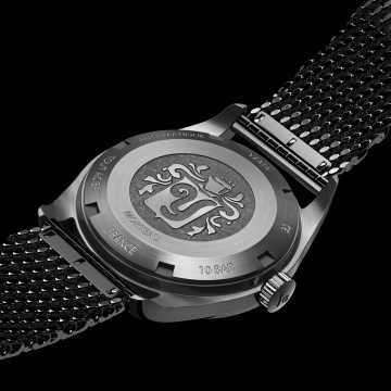 Foto Fondello Orologio Yema Classic Light Blue Steel
