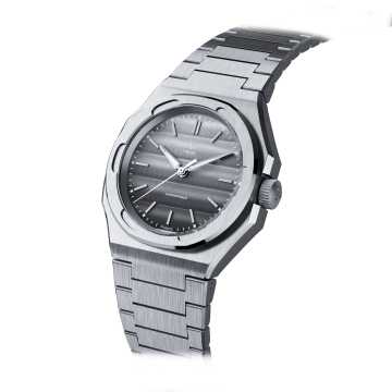 Foto Cassa Orologio Yema Wristmaster Traveller Gray