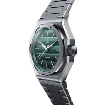 Foto Cassa Orologio Yema Wristmaster Traveller Green