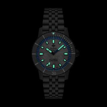 Foto Luminescenza Orologio Zodiac Super Sea Wolf Meteorite ZO9293
