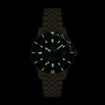 Foto Night Orologio Zodiac Compression Diver 18K Gold-Plated