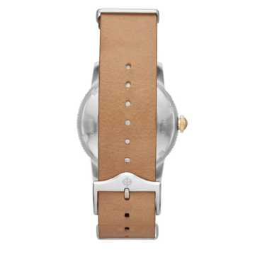 Foto Chiusura Orologio Zodiac Super Sea Wolf Brown Leather