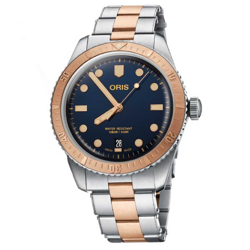 ORIS - OROLOGIO DIVERS SIXTY-FIVE BLU / BRONZO