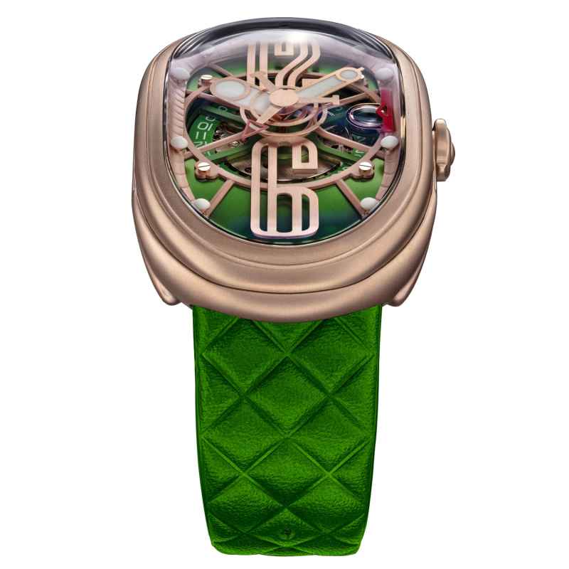 GRIMOLDI - OROLOGIO GTO RG M GR 612PK GREEN TEA