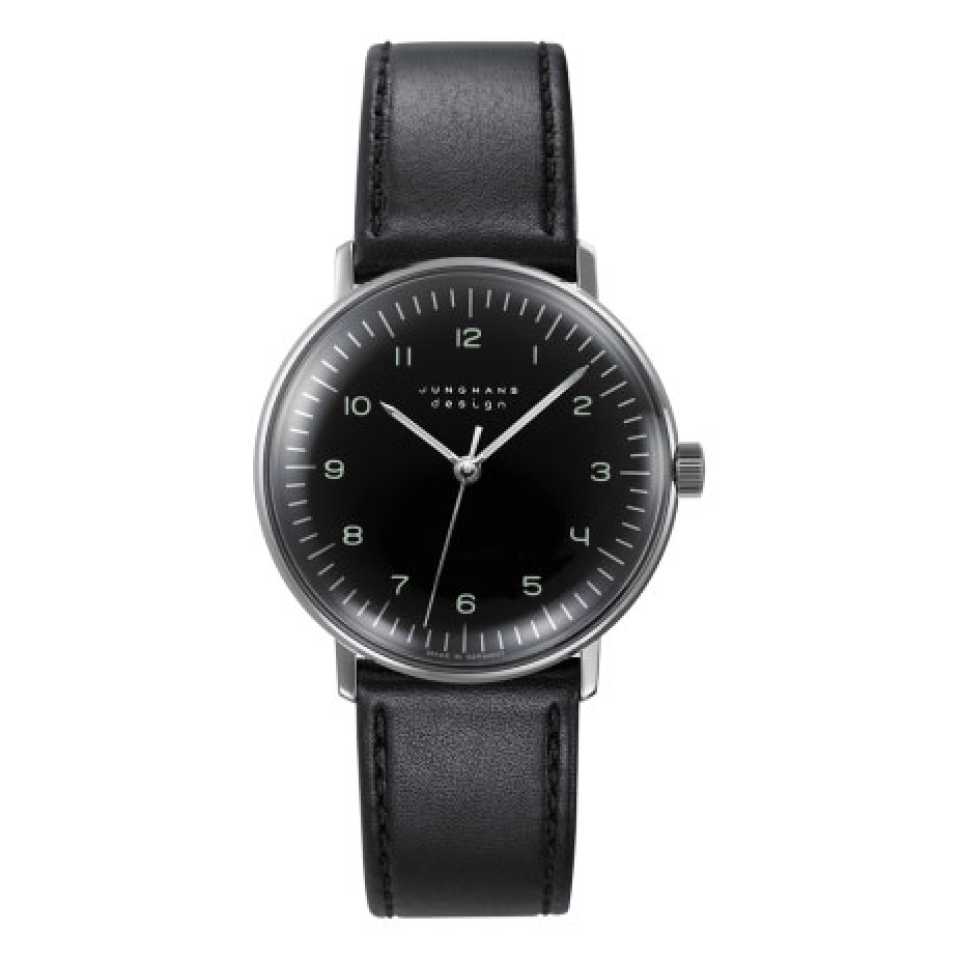 JUNGHANS - OROLOGIO MAX BILL HANDAUFZUG NERO