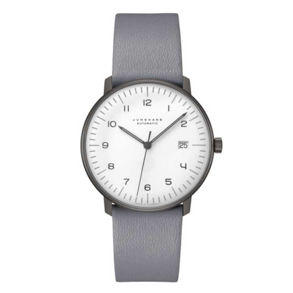 JUNGHANS - OROLOGIO MAX BILL AUTOMATIC BIANCO / GRIGIO