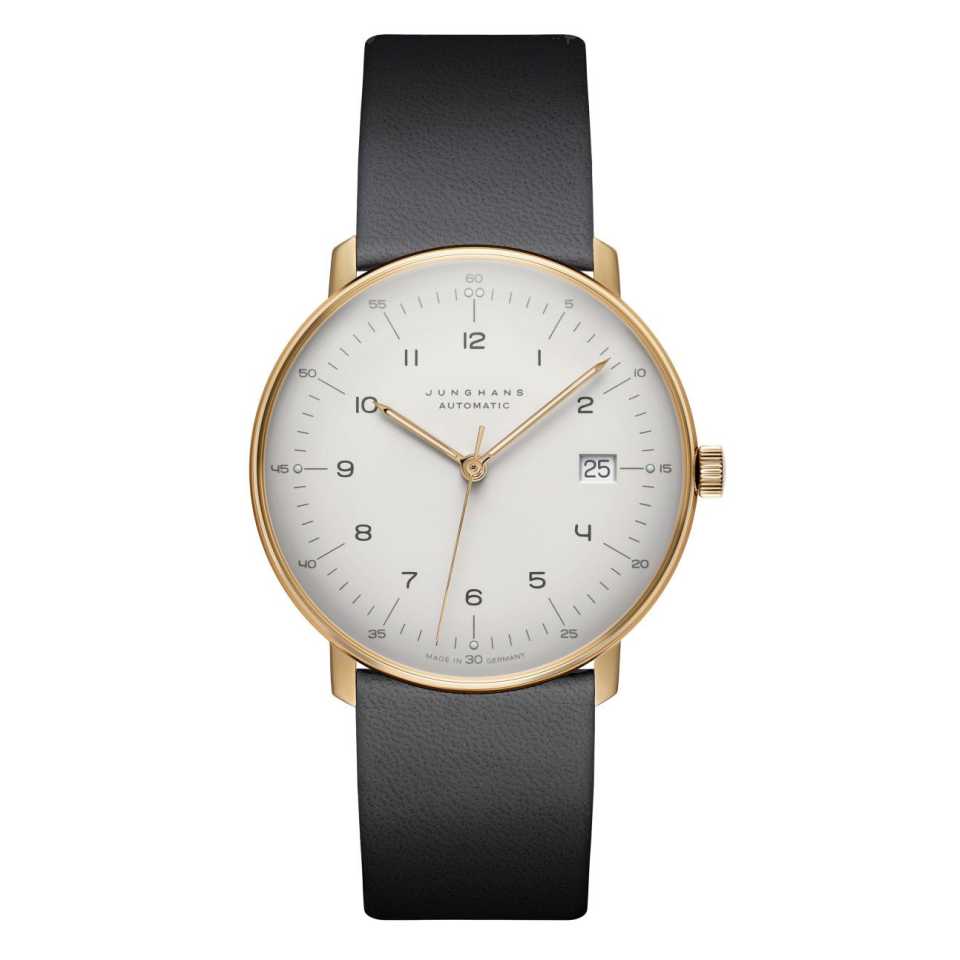 JUNGHANS - OROLOGIO MAX BILL AUTOMATIC BIANCO / ORO