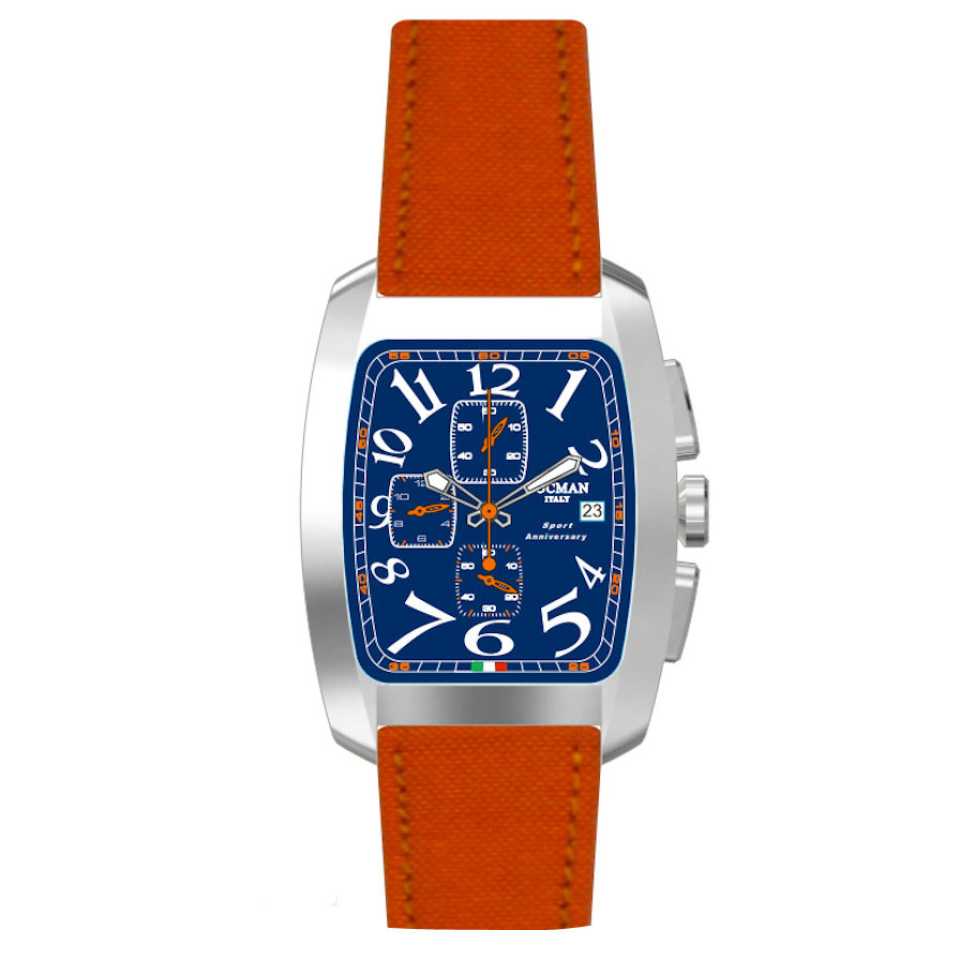 LOCMAN - OROLOGIO SPORT ANNIVERSARY CRONOGRAFO AL QUARZO BLU