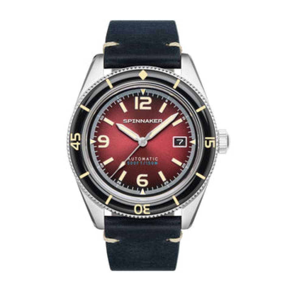SPINNAKER - OROLOGIO FLEUSS OXBLOOD RED
