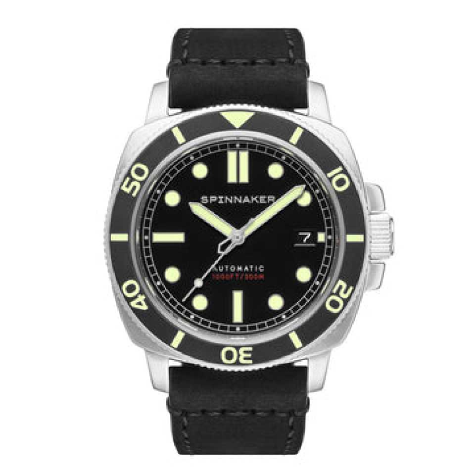 SPINNAKER - OROLOGIO HULL DIVER TUXEDO BLACK 