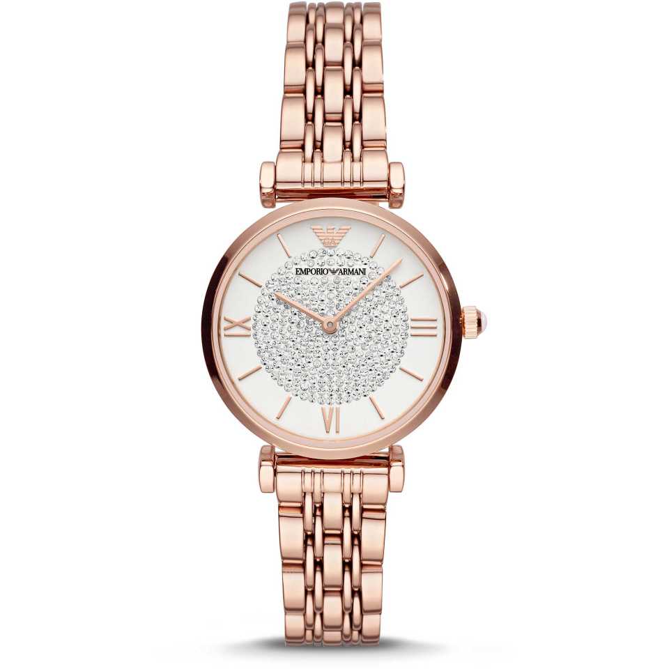 EMPORIO ARMANI - OROLOGIO LADY PAVE STONES AR11244