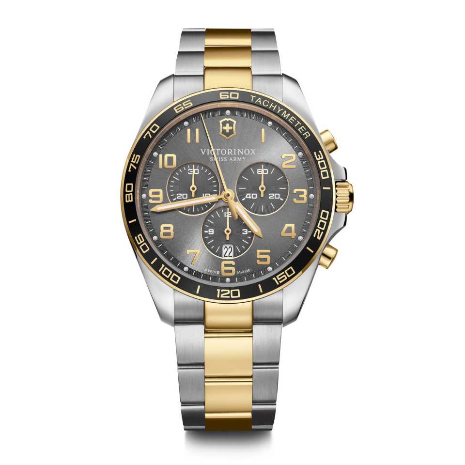 VICTORINOX - OROLOGIO FIELDFORCE CLASSIC CHRONO ARGENTO / ORO