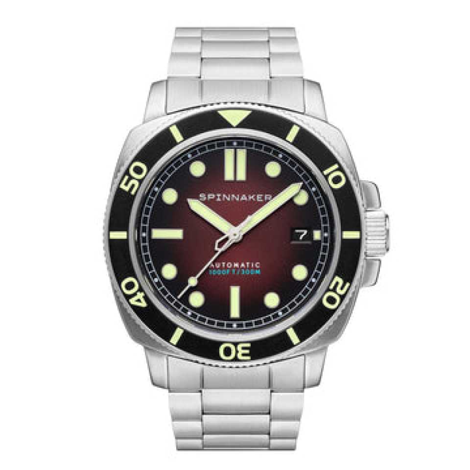 SPINNAKER - HULL DIVER OMBRE RED WATCH