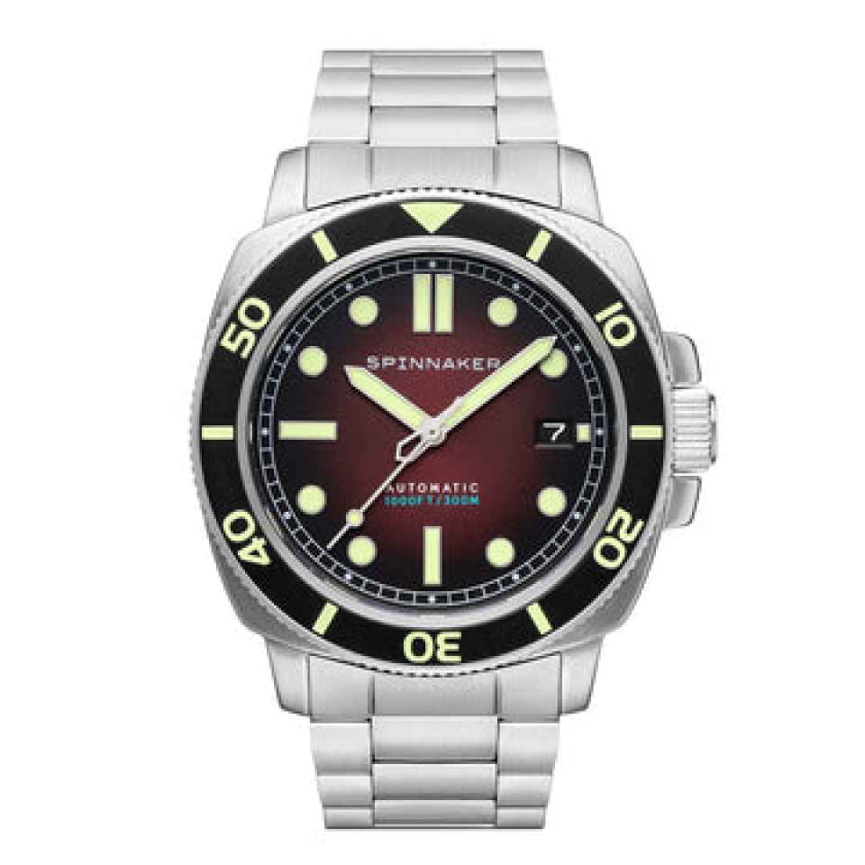 SPINNAKER - OROLOGIO HULL DIVER OMBRE RED
