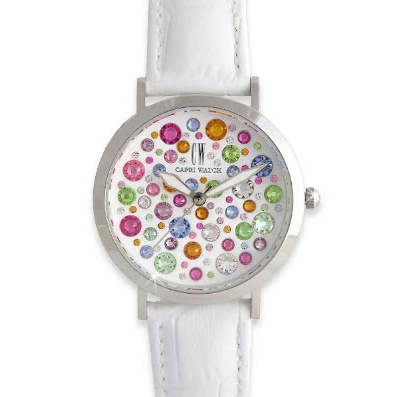 CAPRI WATCH - OROLOGIO SLIM 36MM MULTIJOY WHITE 5439