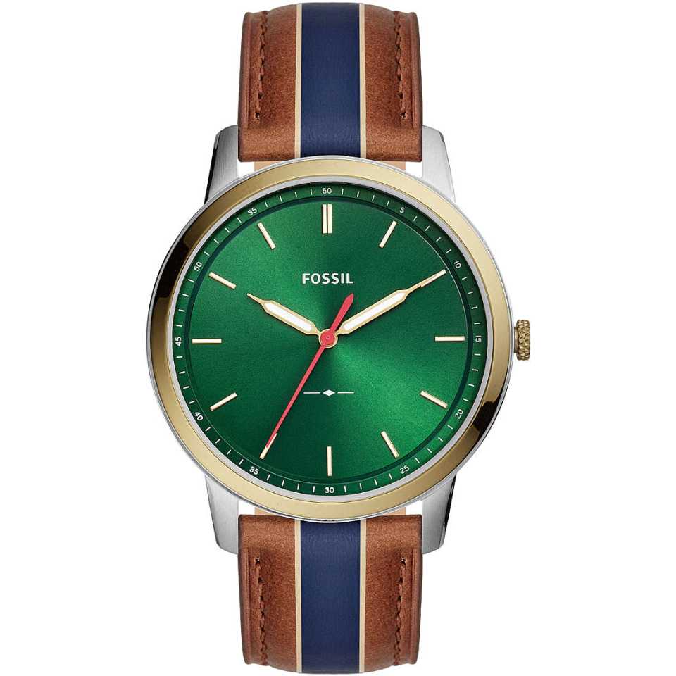 FOSSIL - MINIMALIST WATCH WITH GREEN DIAL