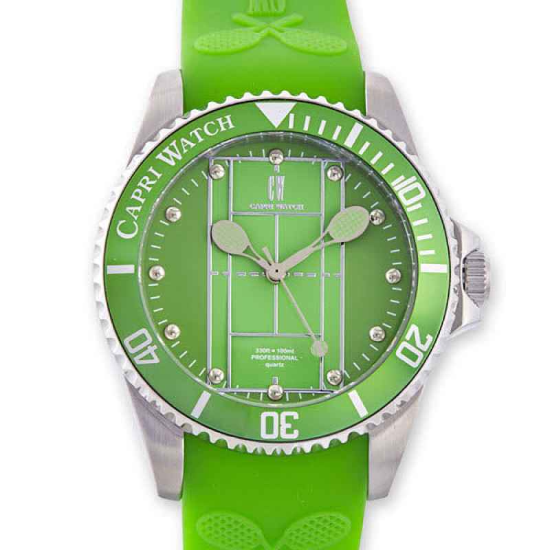 CAPRI WATCH - TENNIS 40MM GREEN WATCH 5549