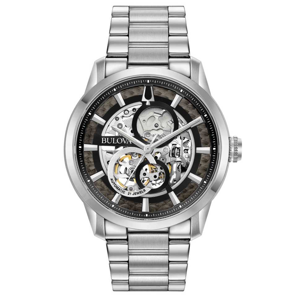BULOVA - SUTTON SKELETON AUTOMATIC WATCH 96A208