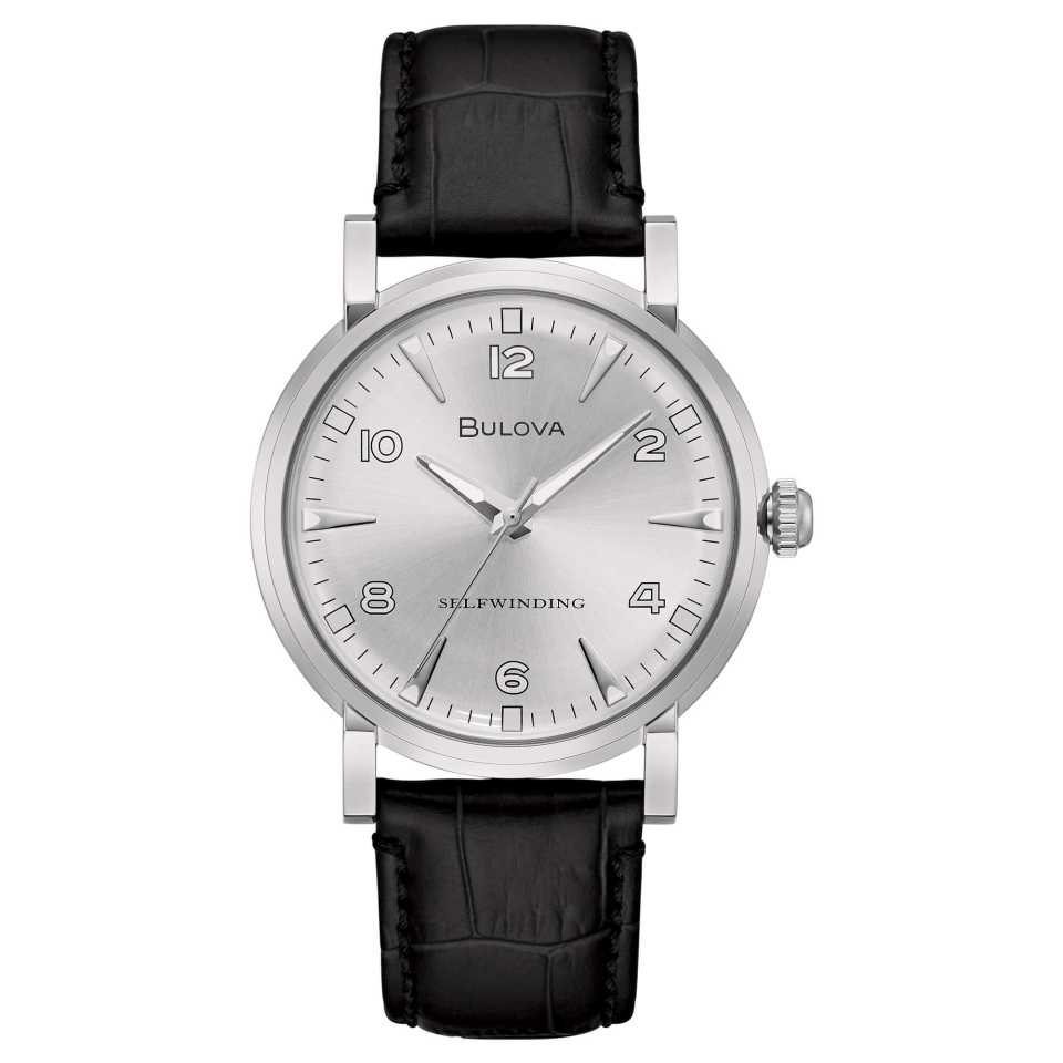 BULOVA - CLIPPER AUTOMATIC SILVER DIAL WATCH