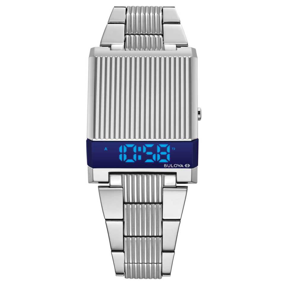 BULOVA - COMPUTRON SILVER WATCH
