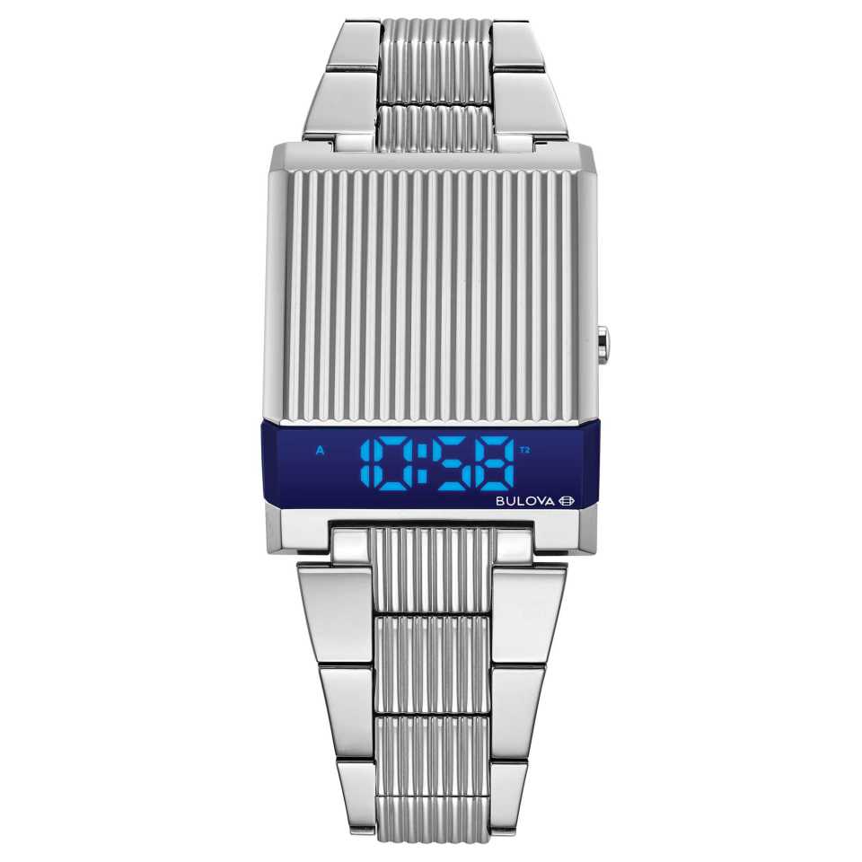 BULOVA - OROLOGIO COMPUTRON ARGENTO