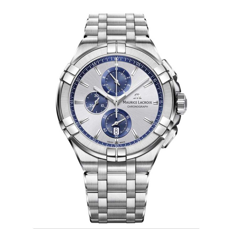 MAURICE LACROIX -AIKON CHRONOGRAPH 44MM WATCH AI1018-SS002-131-1