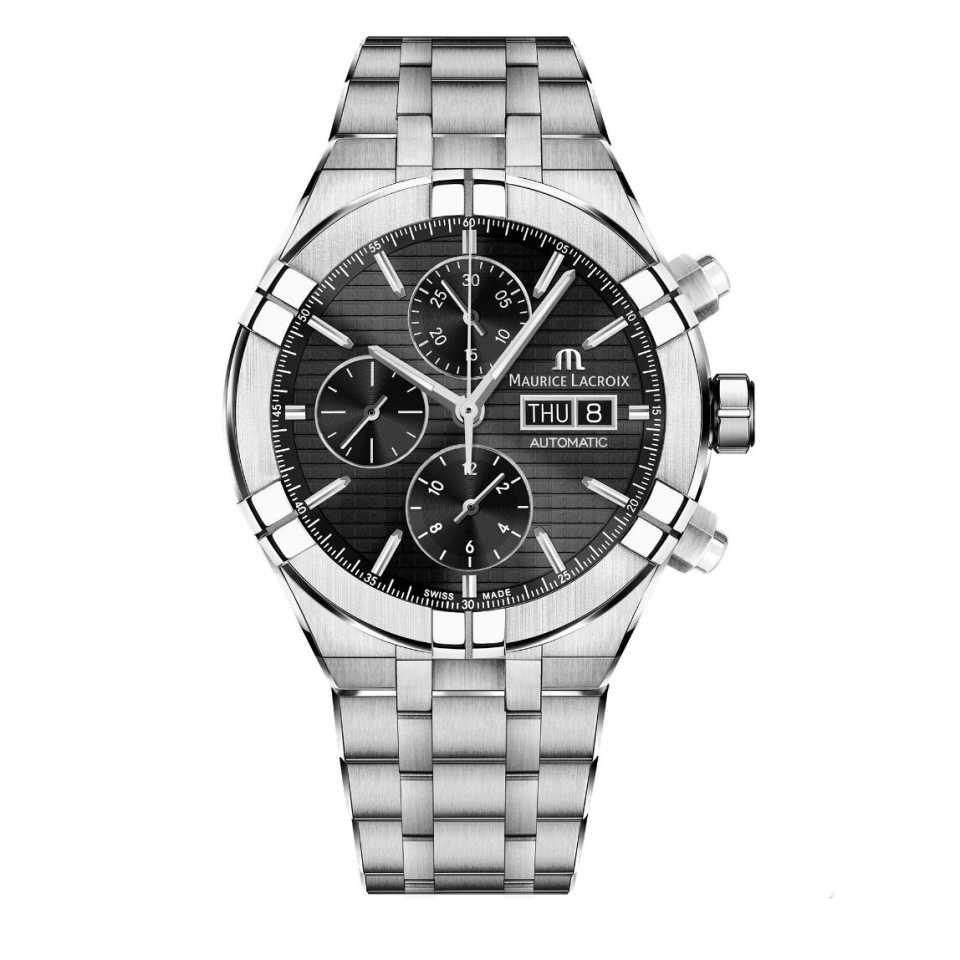 MAURICE LACROIX - OROLOGIO AIKON AUTOMATIC CHRONOGRAPH 44MM NERO