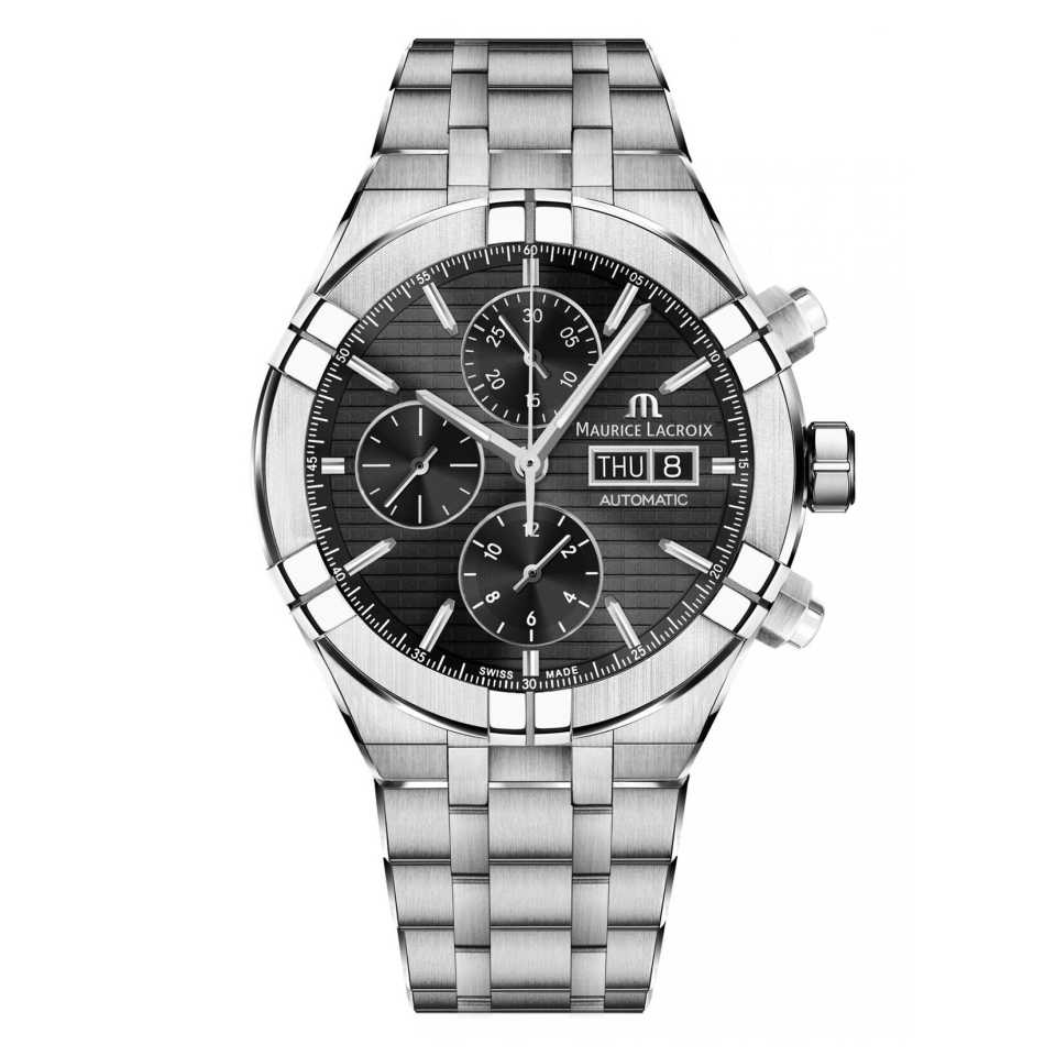MAURICE LACROIX -AIKON CHRONOGRAPH 44MM WATCH AI6038-SS002-330-1