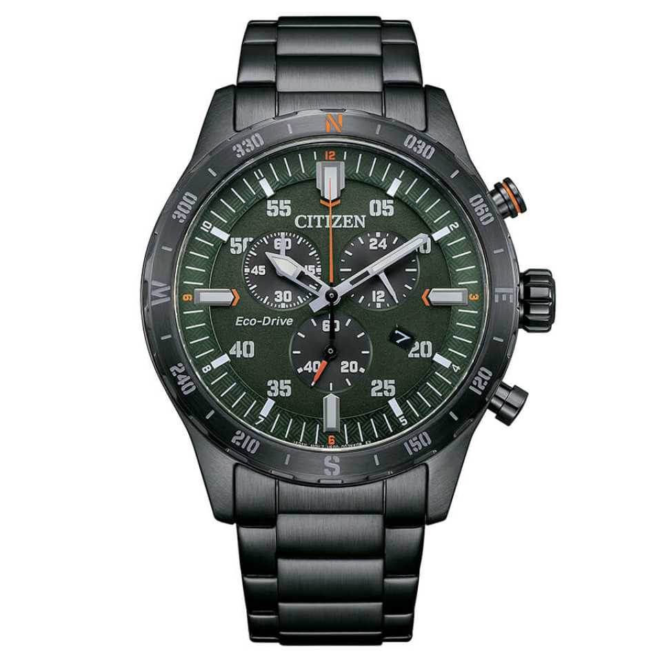 CITIZEN - OROLOGIO ECO-DRIVE CRONO AT2527-80X