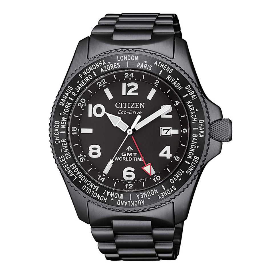 CITIZEN -FIELD GMT BLACK