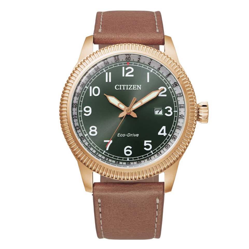 CITIZEN - OROLOGIO AVIATOR SOLOTEMPO VERDE