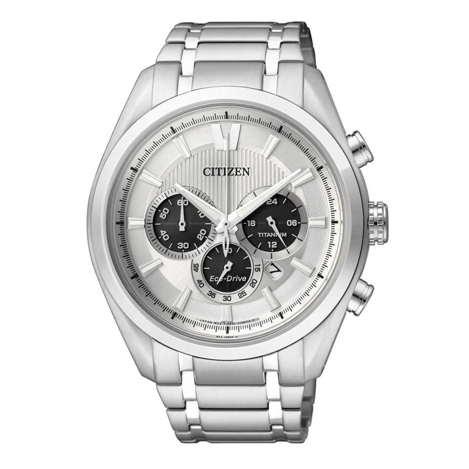 CITIZEN - OROLOGIO CRONO SUPER TITANIO 4010 ARGENTO
