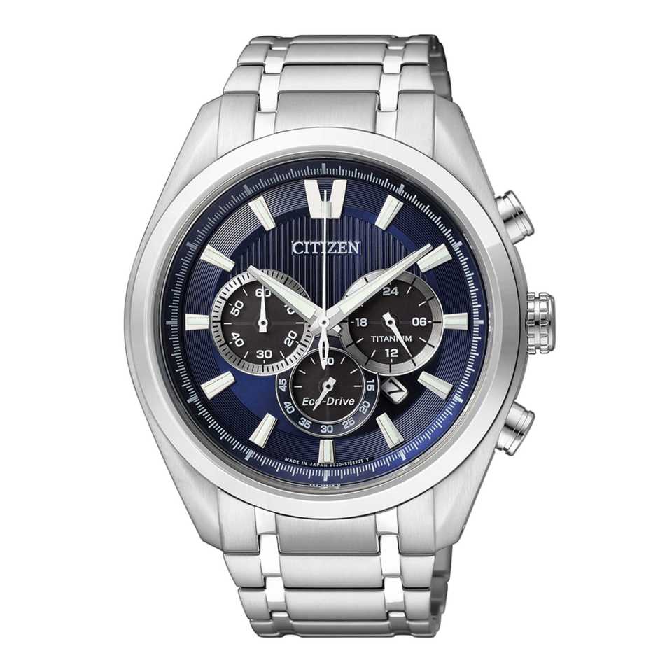 CITIZEN - OROLOGIO CRONO SUPER TITANIO 4010 BLU
