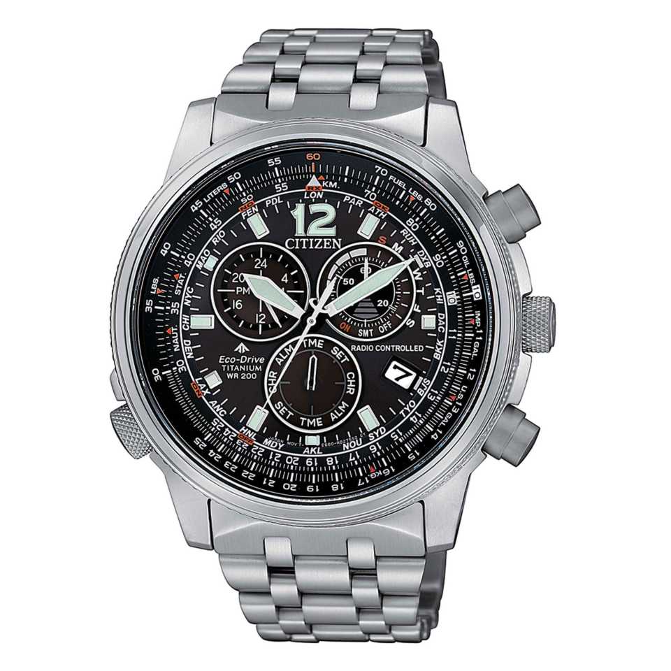 citizen titanium radio controlled watch