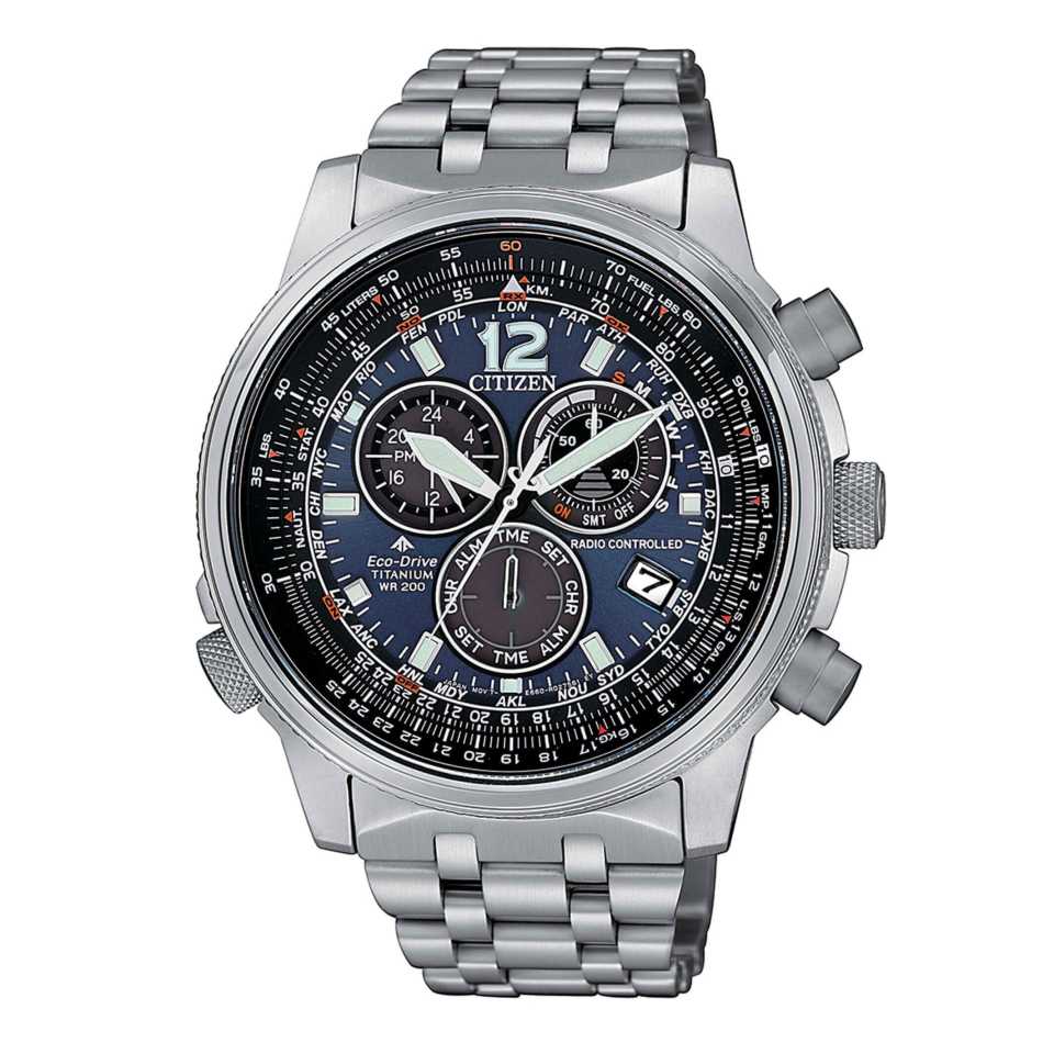 CITIZEN - OROLOGIO PILOT SUPER TITANIO