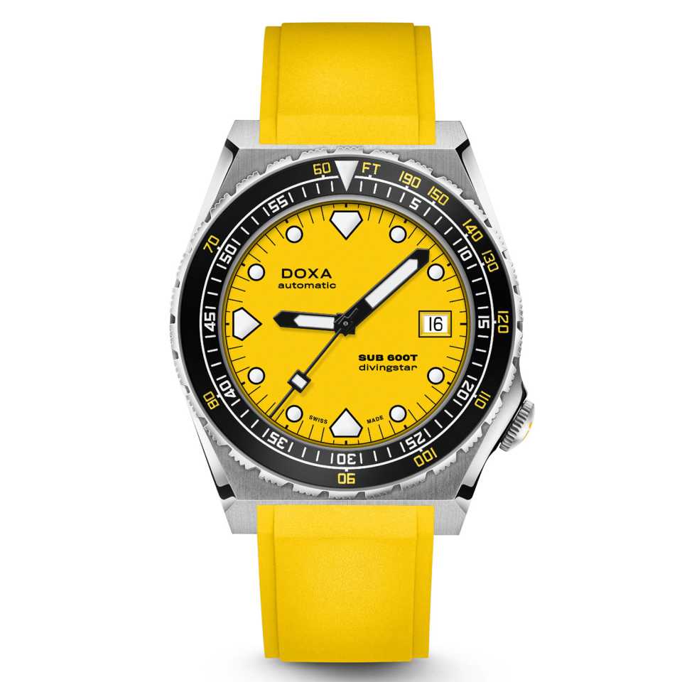 DOXA - SUB 600T DIVINGSTAR CERAMIC RUBBER WATCH