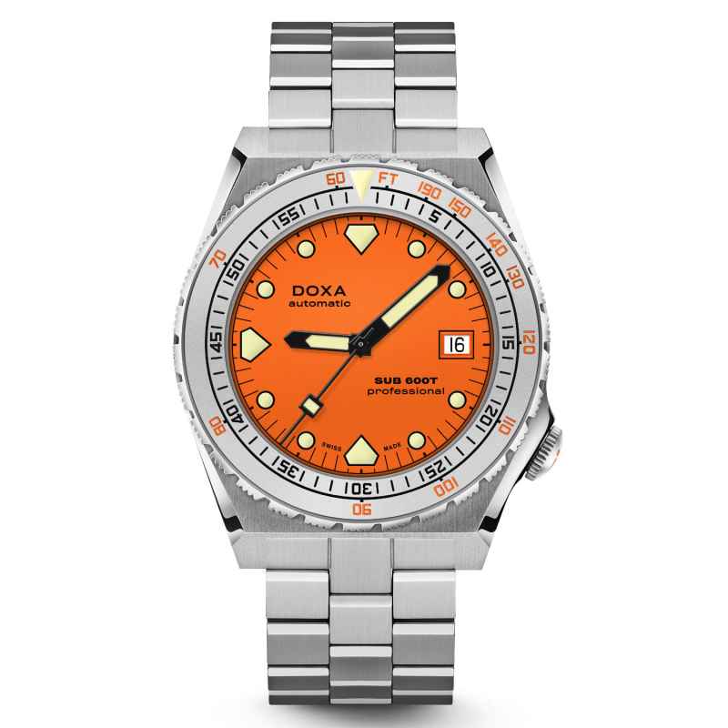 DOXA - OROLOGIO SUB 600T PROFESSIONAL STRAINLESS STEEL BEZEL BRACELET