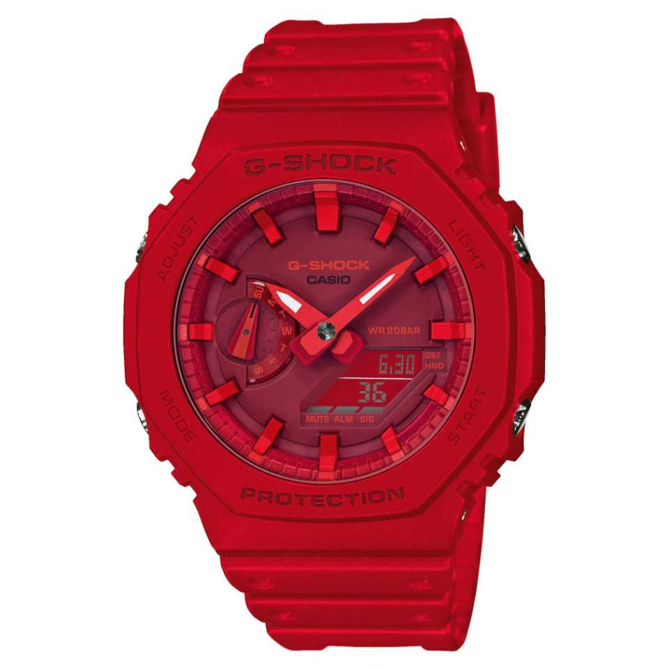 G-SHOCK - CASIO OCTAGON SERIES RED WATCH