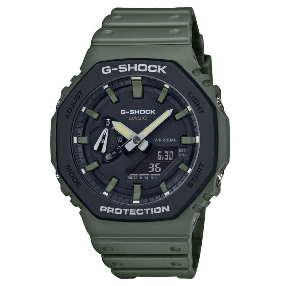 G-SHOCK - CASIO OCTAGON SERIES GREEN WATCH