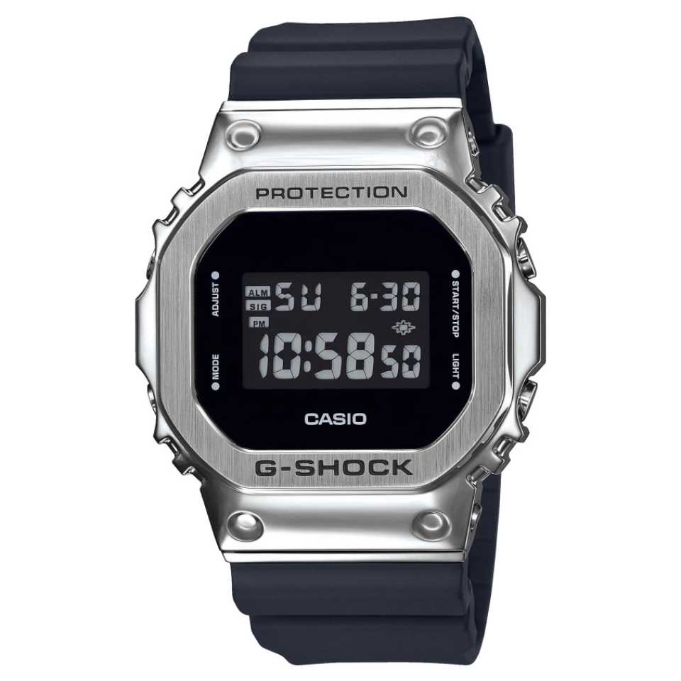 G-SHOCK - OROLOGIO CASIO 5600 ARGENTO