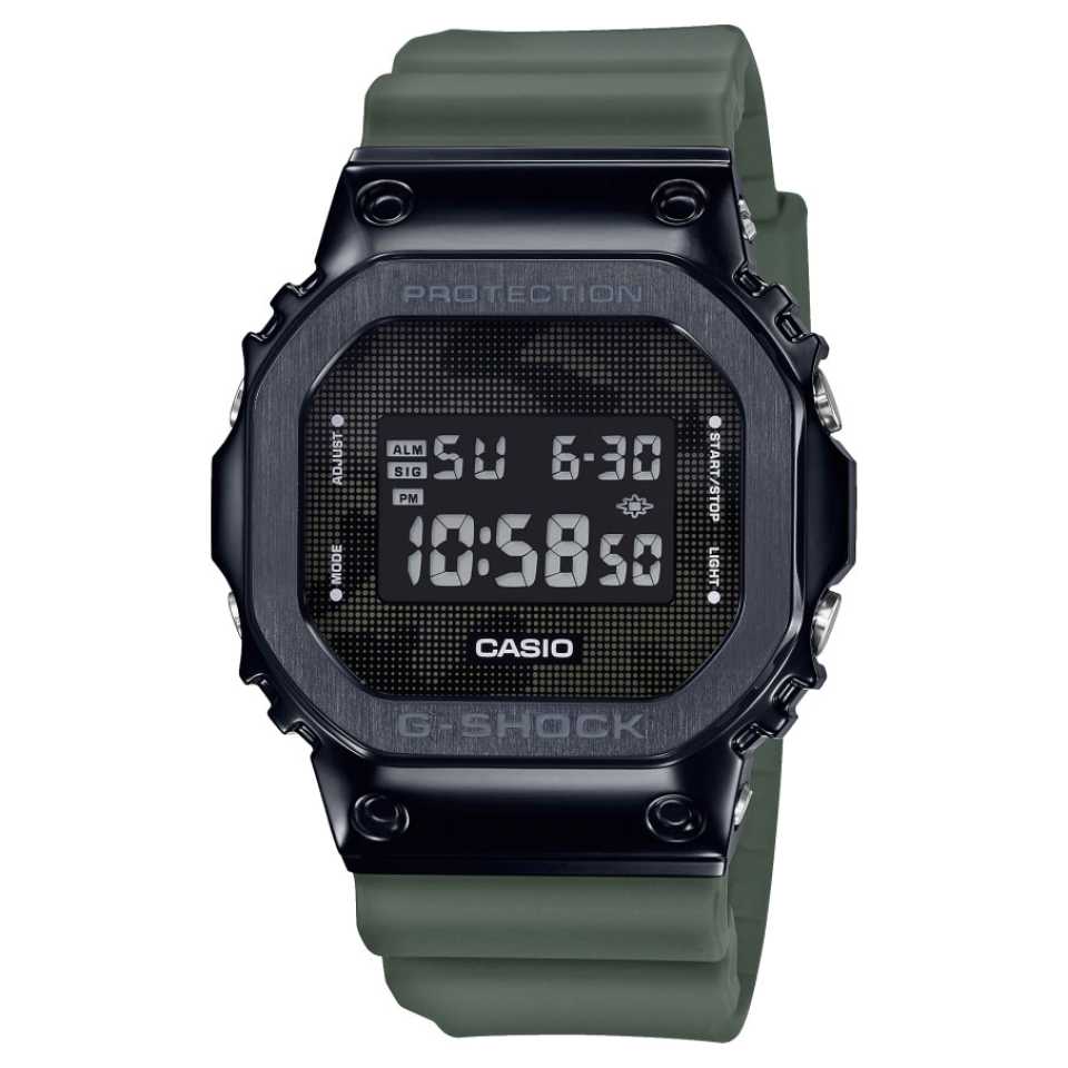 G-SHOCK - OROLOGIO CASIO 5600 NERO / VERDE