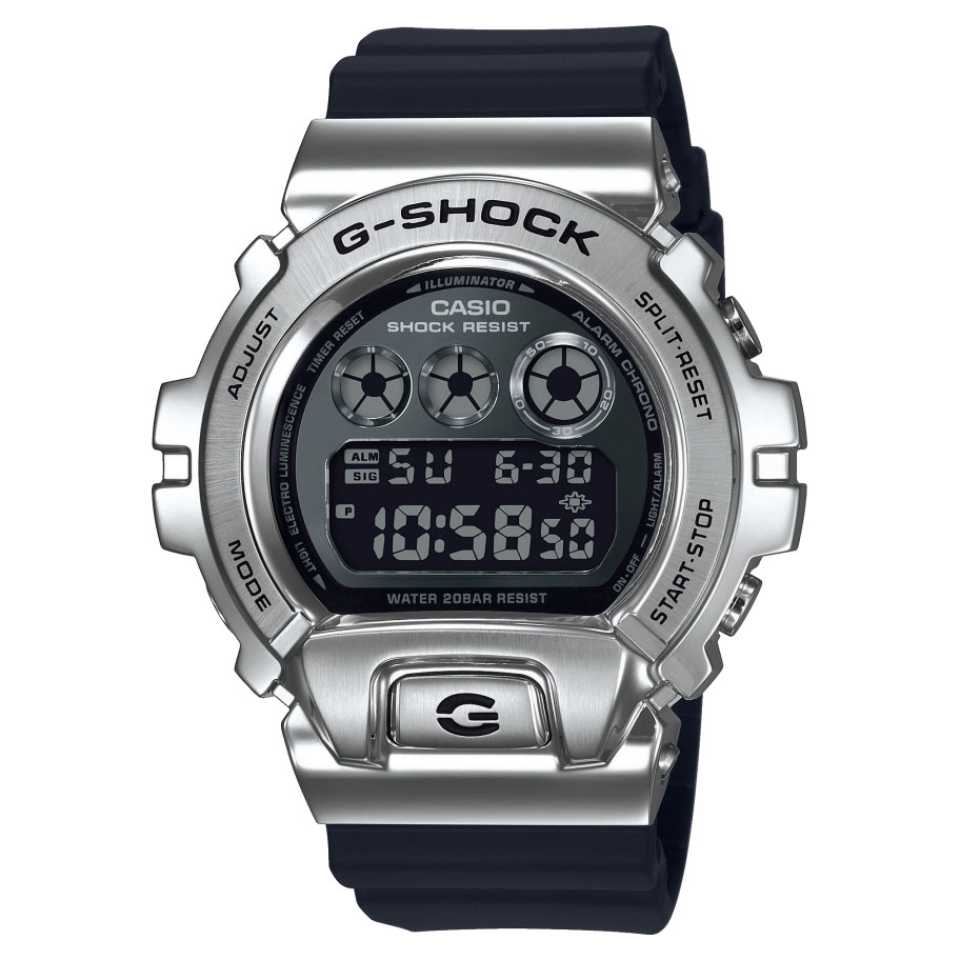 G-SHOCK - OROLOGIO CASIO 6900 ARGENTO