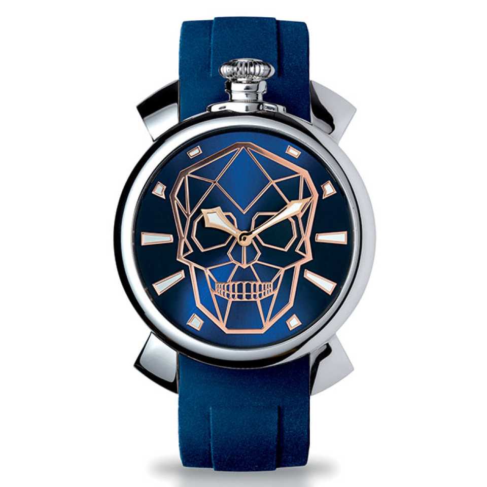 Gaga Milano Slim 46 mm Watch Bionik Skull