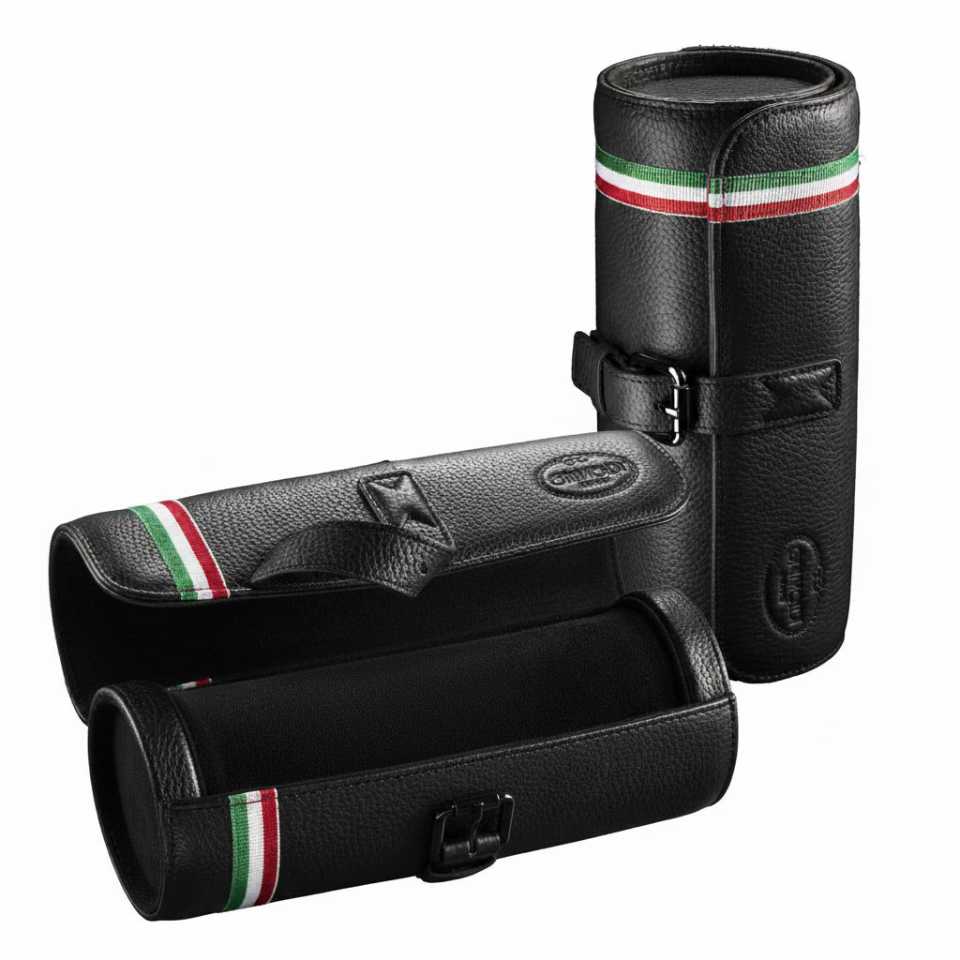 GRIMOLDI - LEATHER BLACK WATCH ROLL