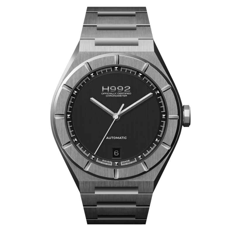 H992 - OROLOGIO H2 BLACK SILVER METAL