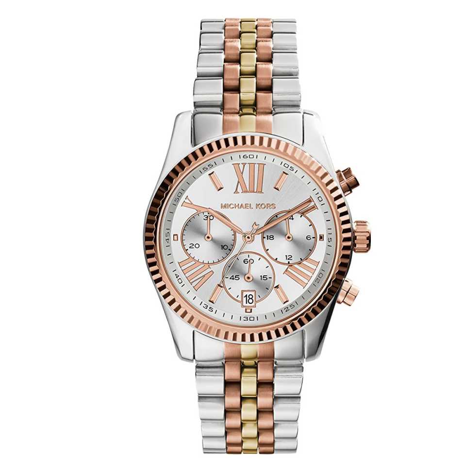 MICHAEL KORS - OROLOGIO LEXINGTON ARGENTO / ORO MK5735