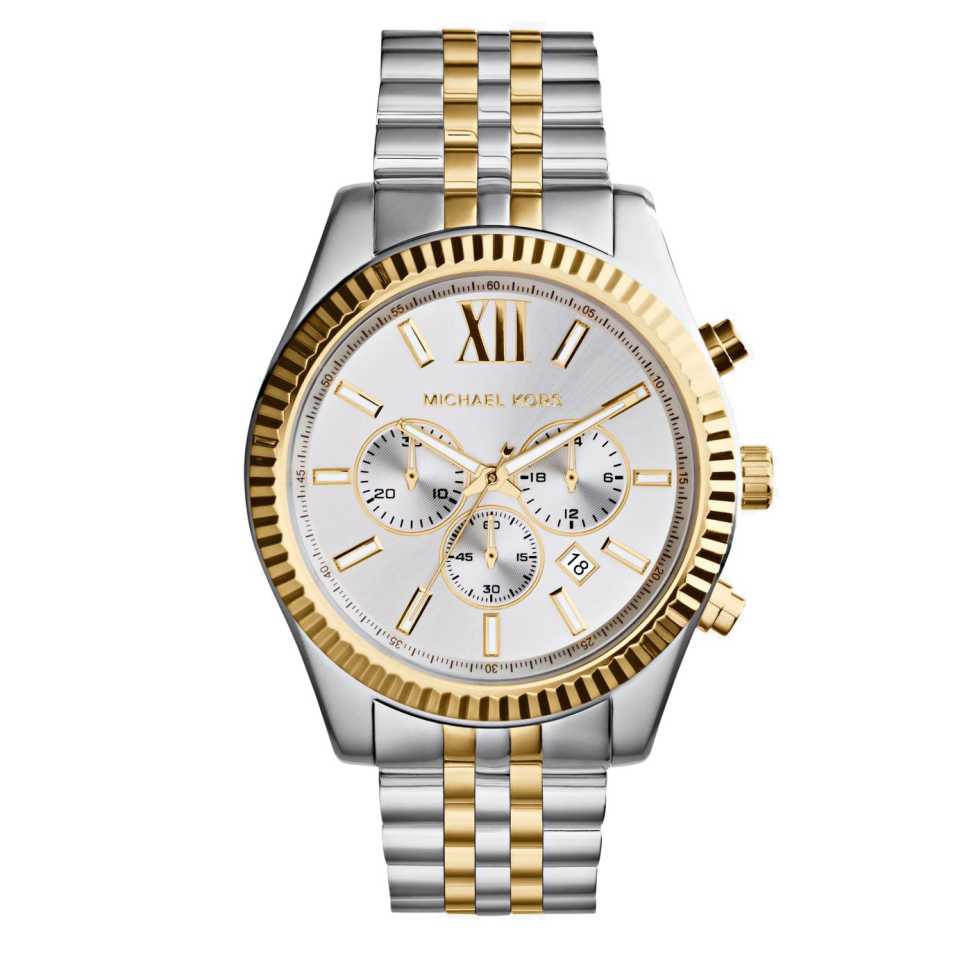 MICHAEL KORS - OROLOGIO LEXINGTON ARGENTO / ORO MK8344