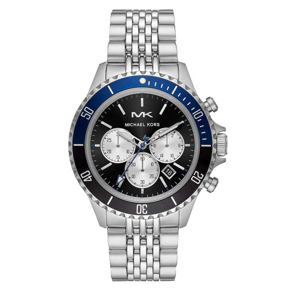 MICHAEL KORS - OROLOGIO BAYVILLE NERO / ARGENTO